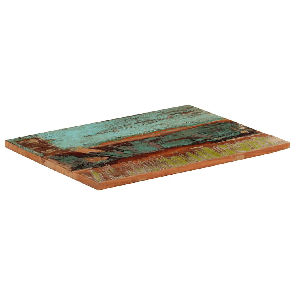 Pravokutna stolna ploča 60 x 80 cm 25 - 27 mm obnovljeno drvo
