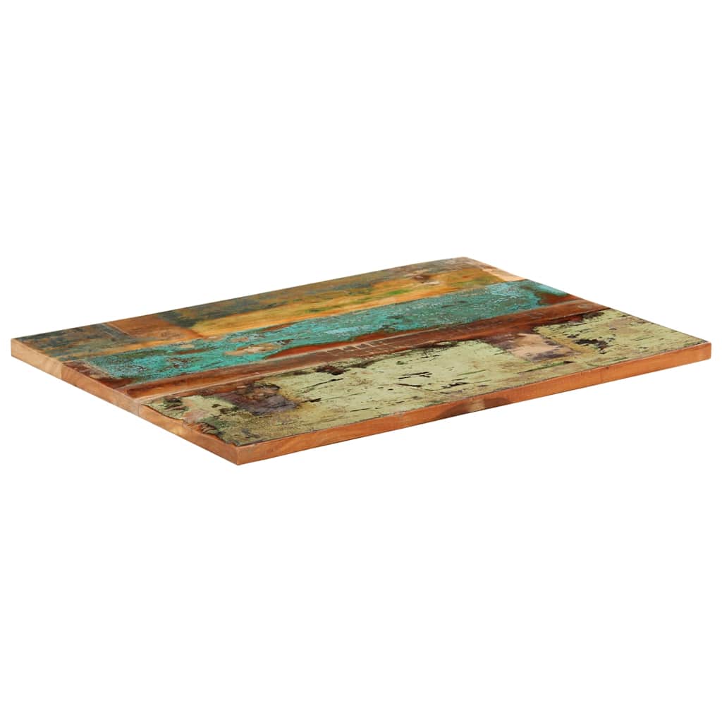 Pravokutna stolna ploča 60 x 80 cm 25 - 27 mm obnovljeno drvo