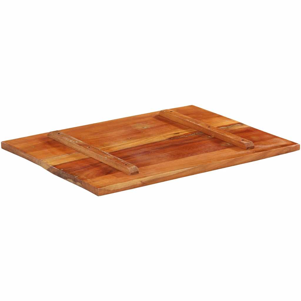 Pravokutna stolna ploča 60 x 80 cm 25 - 27 mm obnovljeno drvo