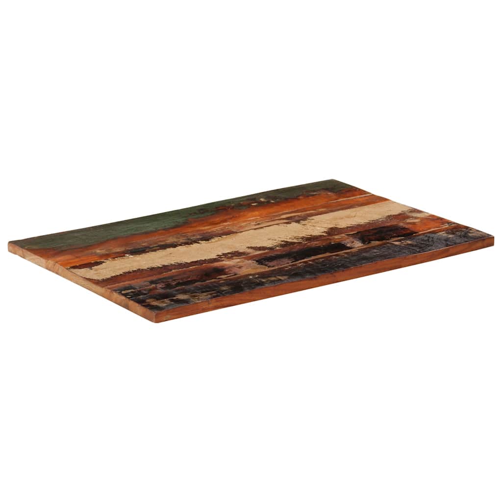 Pravokutna stolna ploča 60 x 90 cm 25 - 27 mm obnovljeno drvo