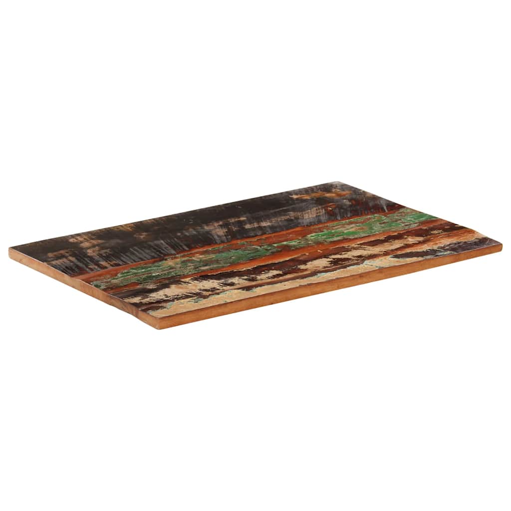 Pravokutna stolna ploča 60 x 90 cm 25 - 27 mm obnovljeno drvo