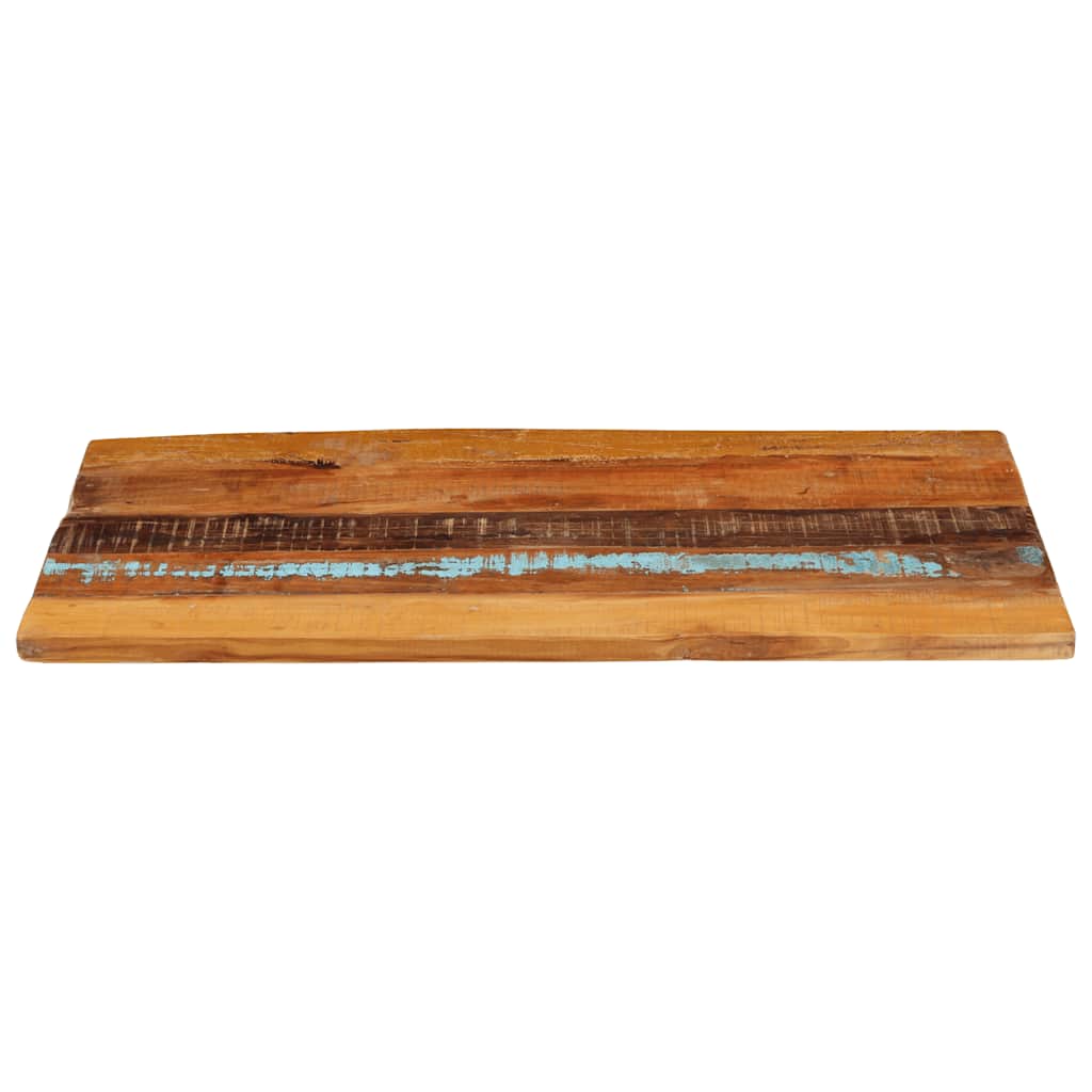 Pravokutna stolna ploča 60 x 100 cm 25 - 27 mm obnovljeno drvo