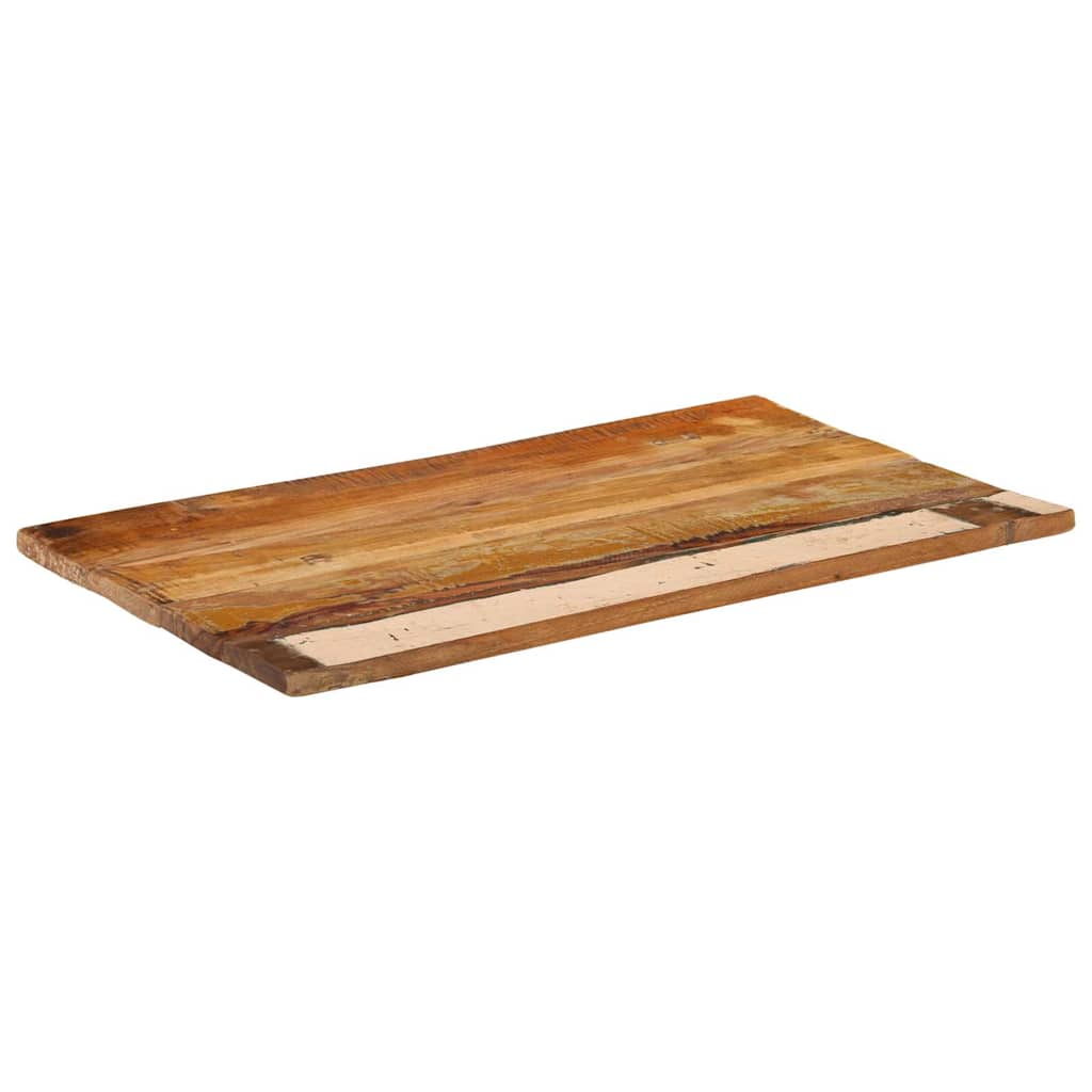 Pravokutna stolna ploča 60 x 100 cm 25 - 27 mm obnovljeno drvo