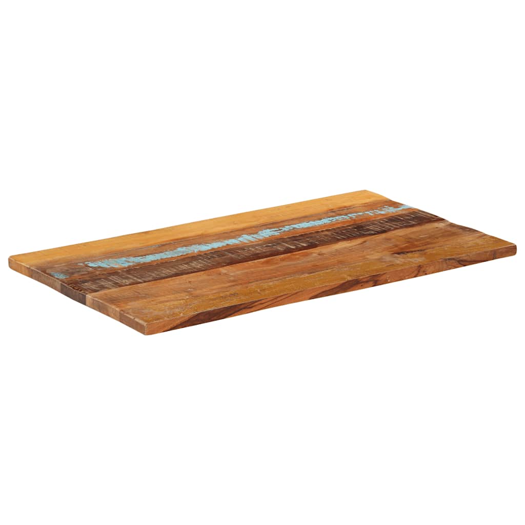 Pravokutna stolna ploča 60 x 100 cm 25 - 27 mm obnovljeno drvo