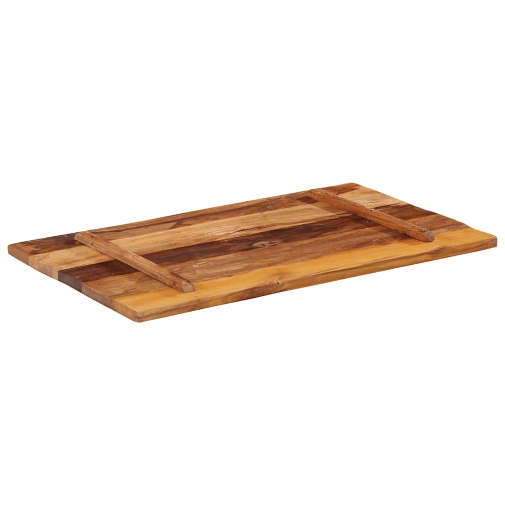 Pravokutna stolna ploča 60 x 100 cm 25 - 27 mm obnovljeno drvo