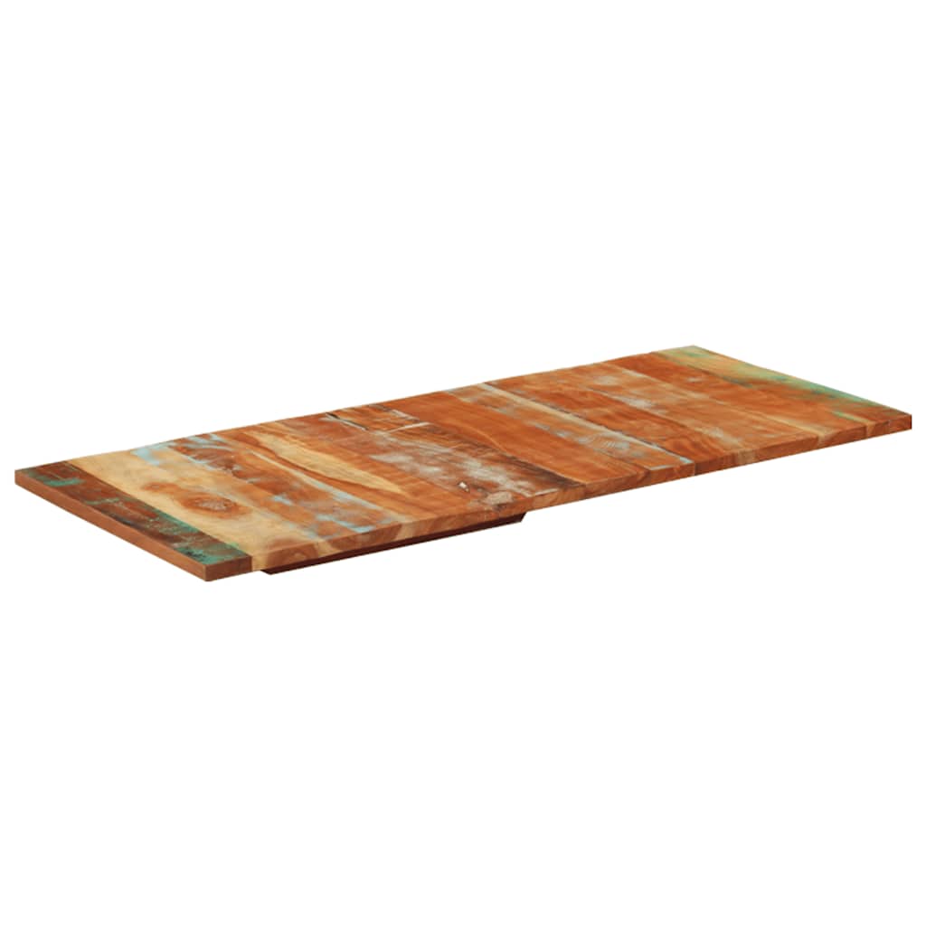 Pravokutna stolna ploča 60 x 140 cm 25 - 27 mm obnovljeno drvo