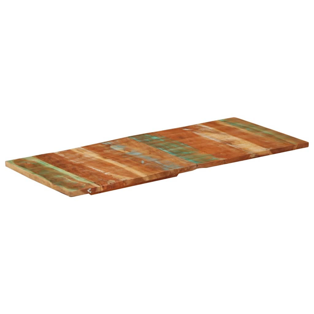 Pravokutna stolna ploča 60 x 140 cm 25 - 27 mm obnovljeno drvo