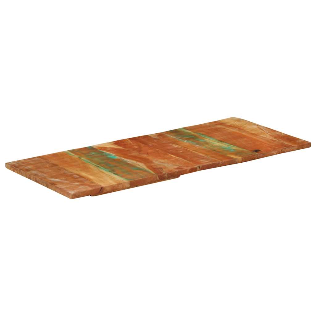 Pravokutna stolna ploča 60 x 140 cm 25 - 27 mm obnovljeno drvo