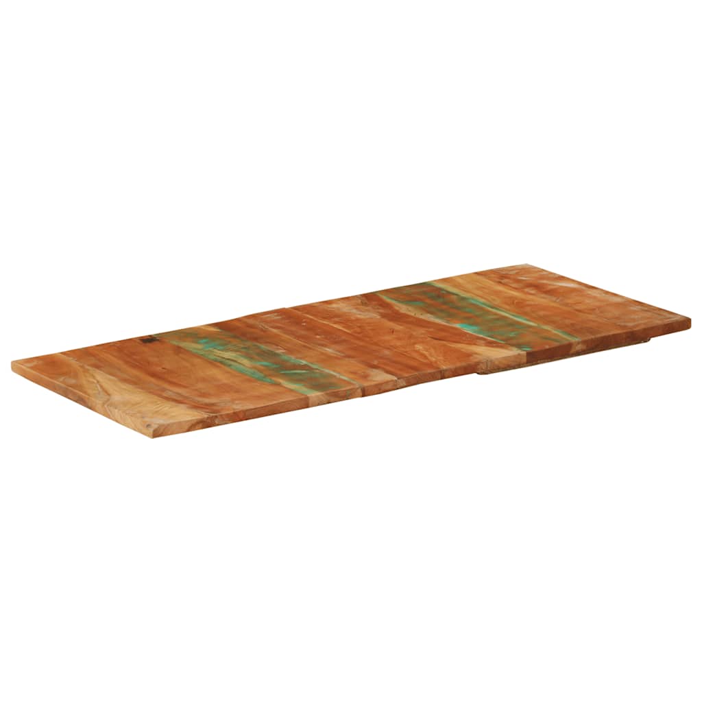 Pravokutna stolna ploča 60 x 140 cm 25 - 27 mm obnovljeno drvo