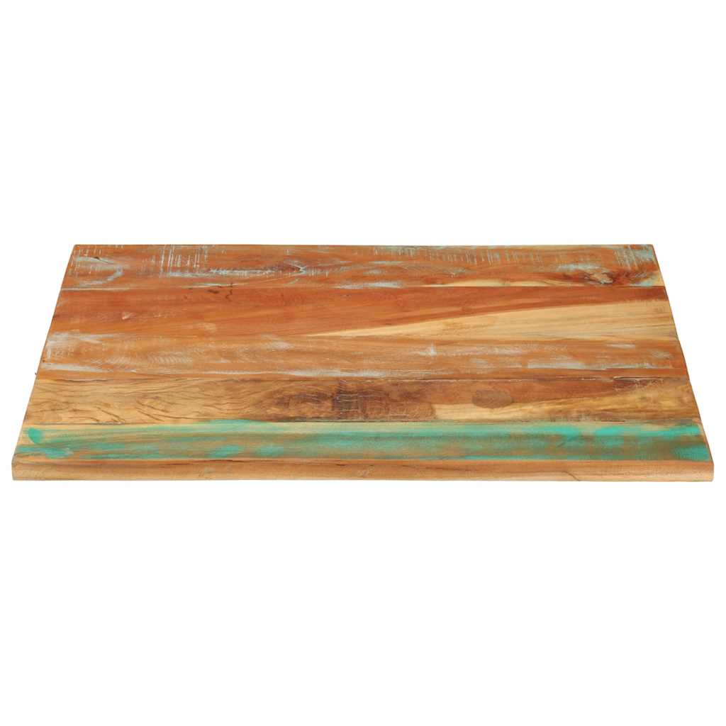 Pravokutna stolna ploča 70 x 80 cm 25 - 27 mm obnovljeno drvo