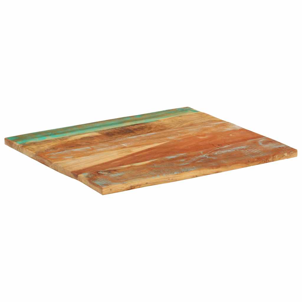 Pravokutna stolna ploča 70 x 80 cm 25 - 27 mm obnovljeno drvo