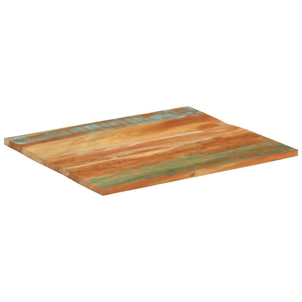 Pravokutna stolna ploča 70 x 80 cm 25 - 27 mm obnovljeno drvo