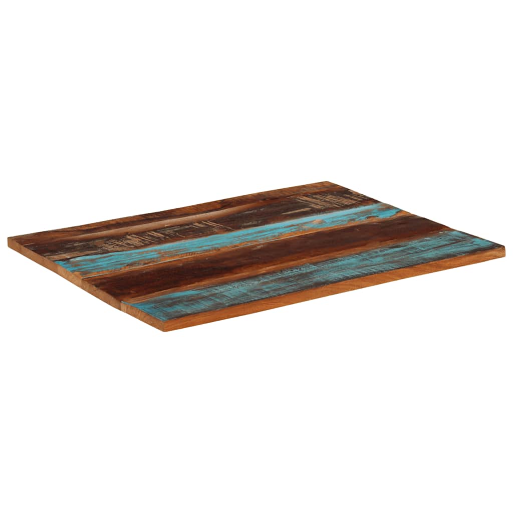 Pravokutna stolna ploča 70 x 90 cm 25 - 27 mm obnovljeno drvo