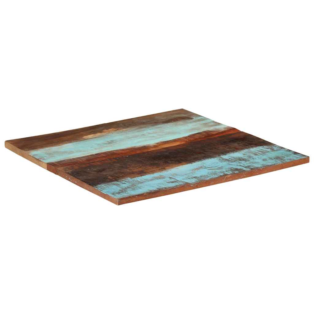 Četvrtasta stolna ploča 80x80 cm 25 - 27 mm od obnovljenog drva