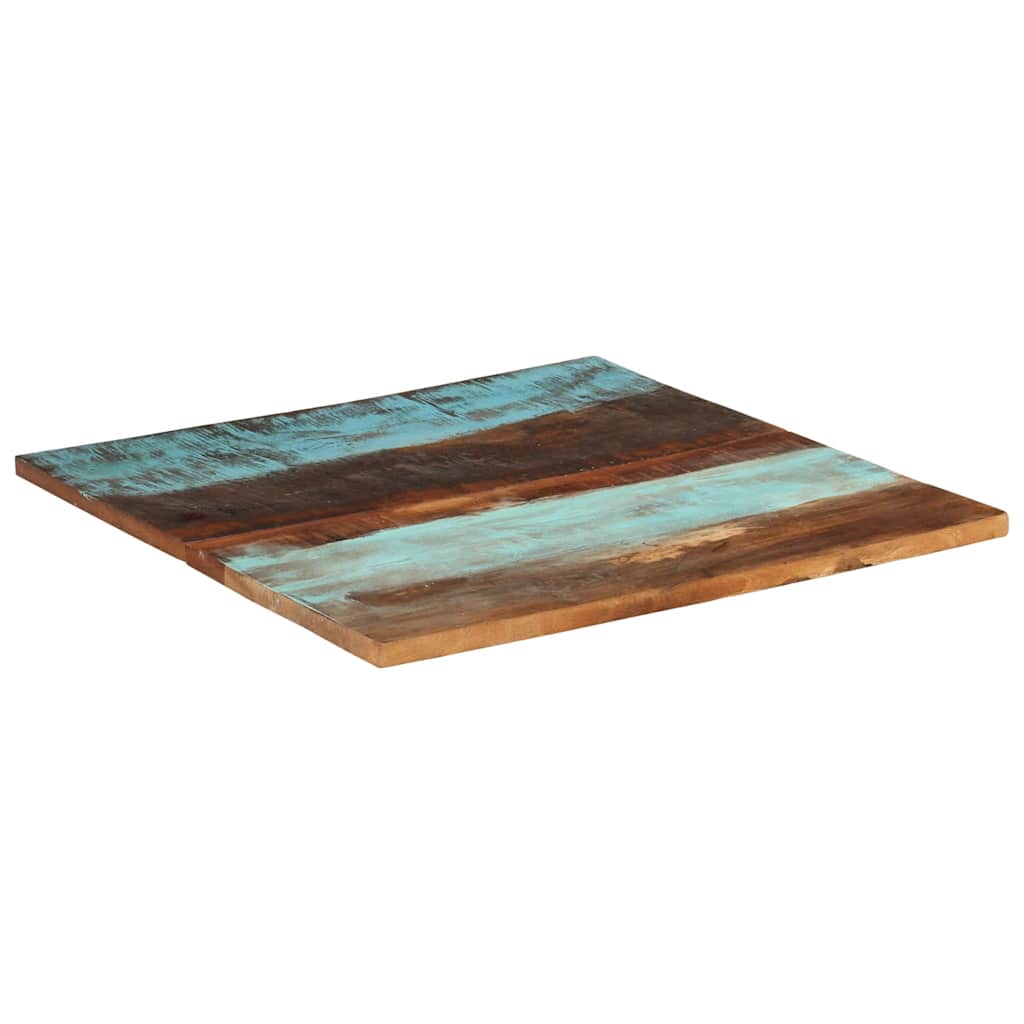 Četvrtasta stolna ploča 80x80 cm 25 - 27 mm od obnovljenog drva