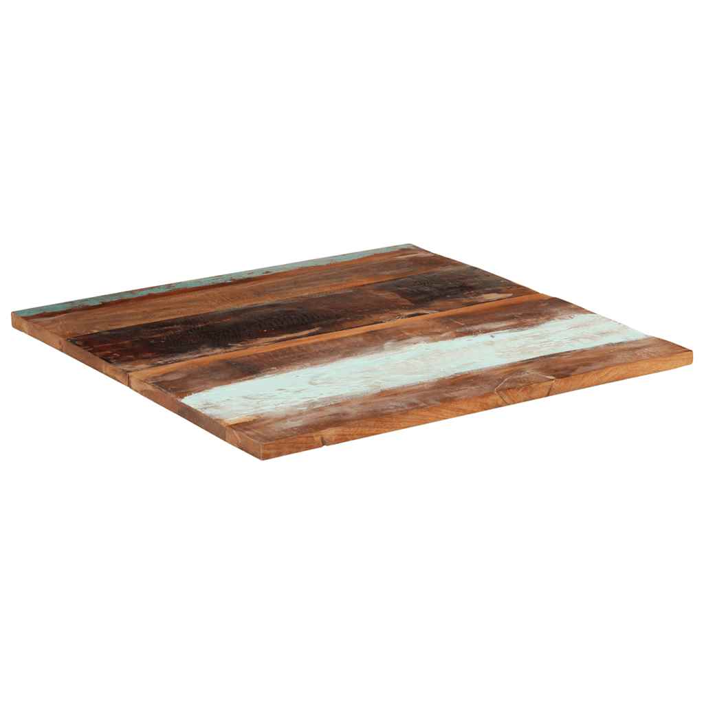Četvrtasta stolna ploča 80x80 cm 25 - 27 mm od obnovljenog drva