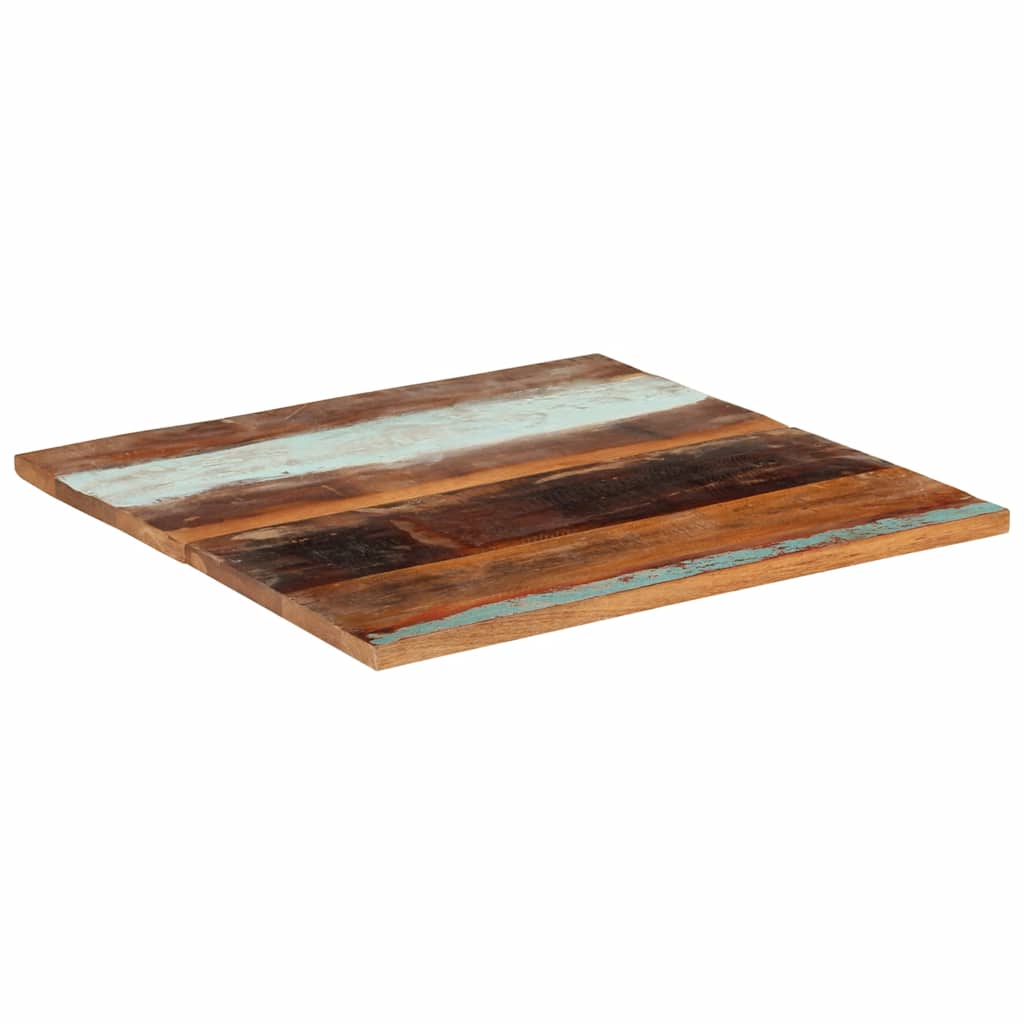 Četvrtasta stolna ploča 80x80 cm 25 - 27 mm od obnovljenog drva
