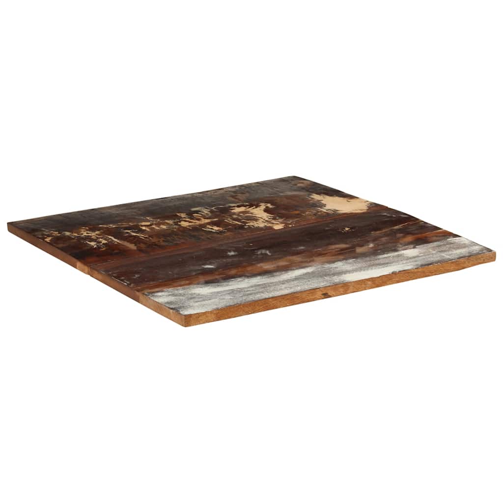 Četvrtasta stolna ploča 80x80 cm 25 - 27 mm od obnovljenog drva