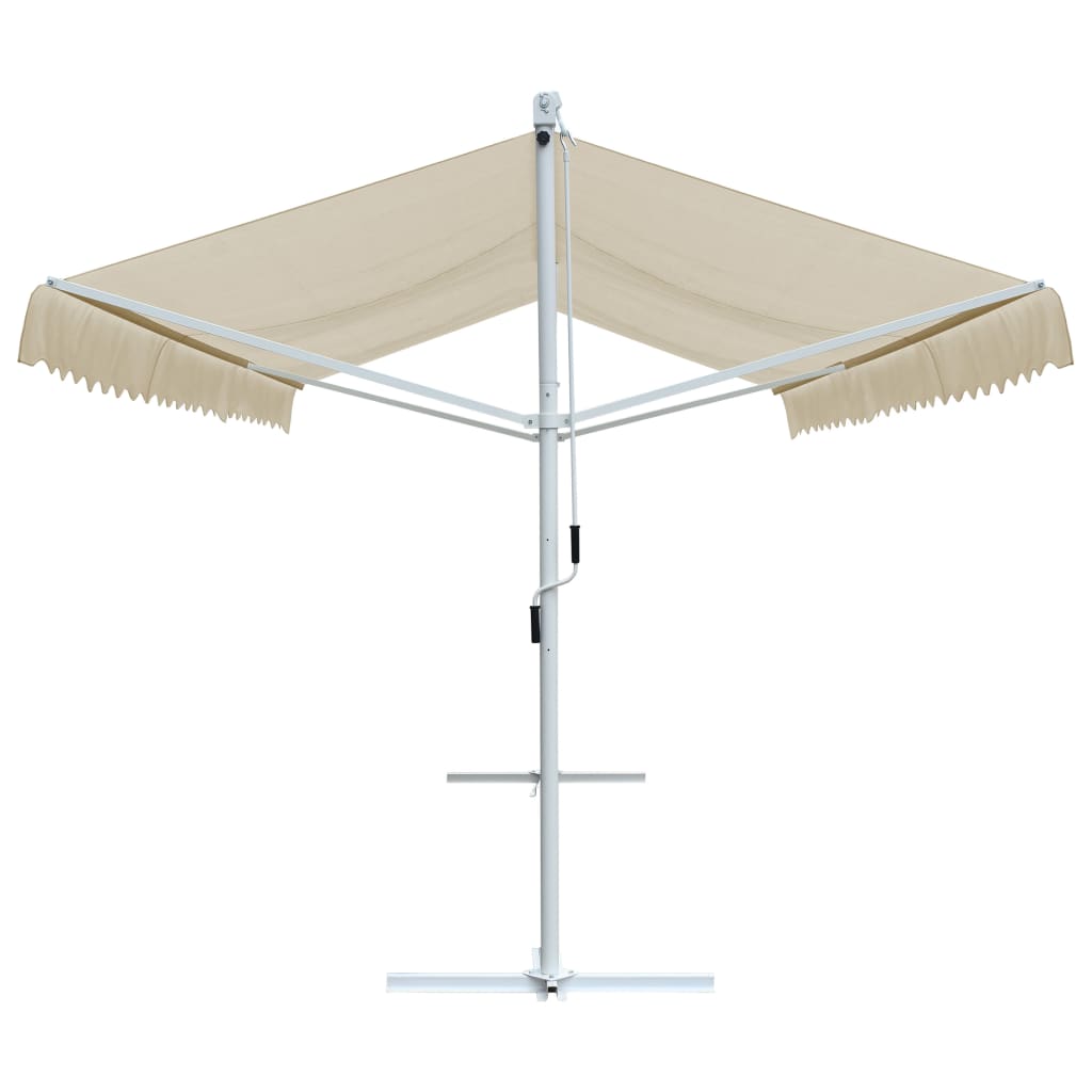 Samostojeća tenda 600 x 300 cm krem