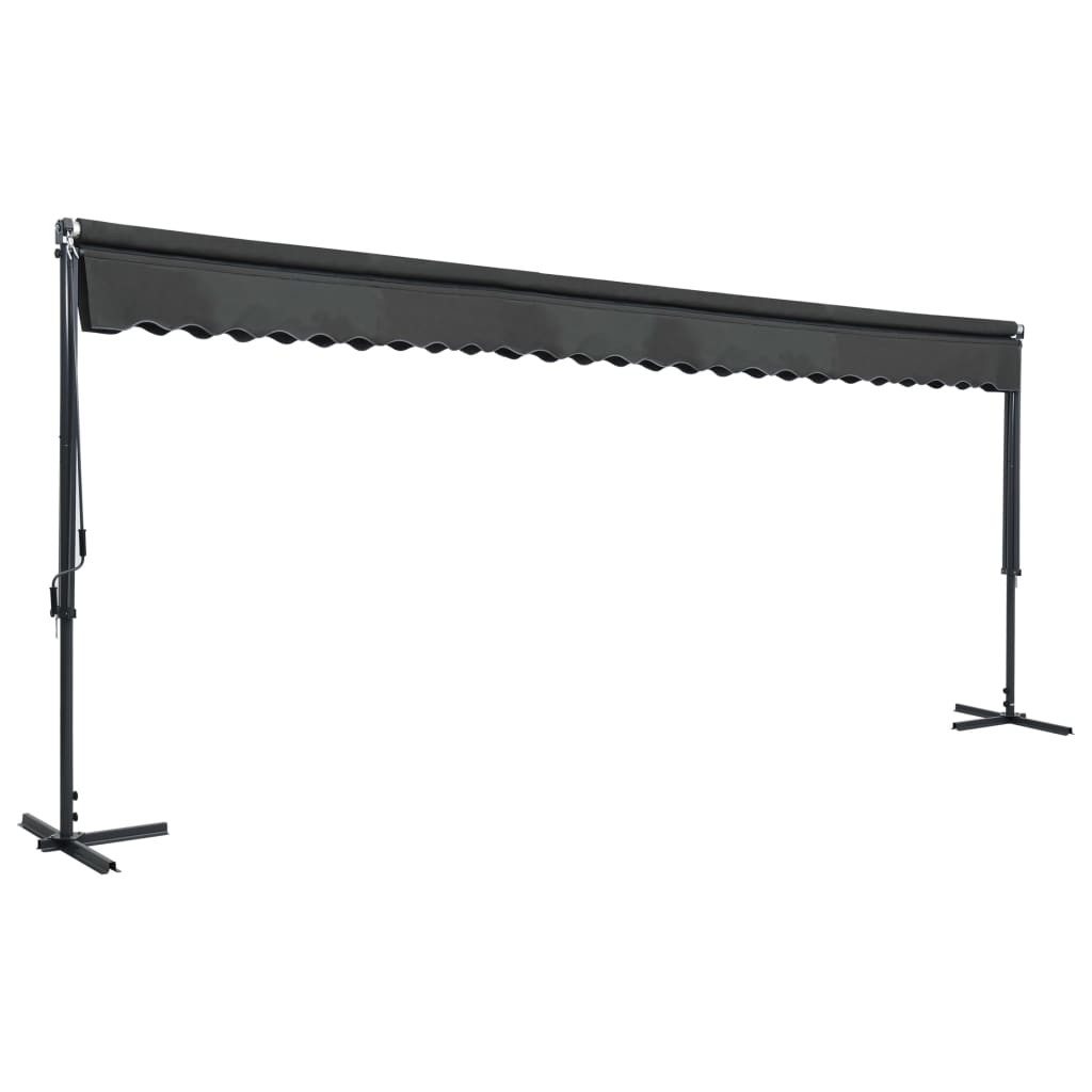 Samostojeća tenda 600 x 300 cm antracit