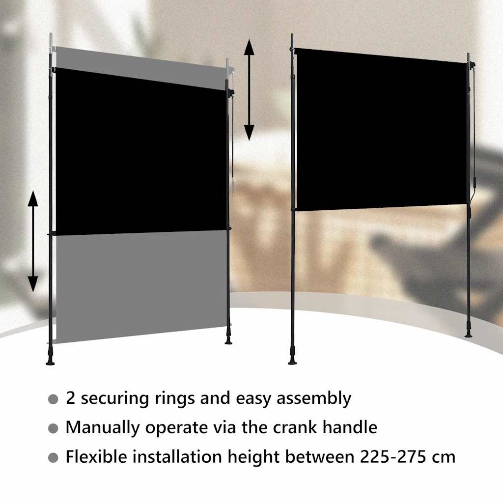 Vanjska roleta 200 x 270 cm antracit