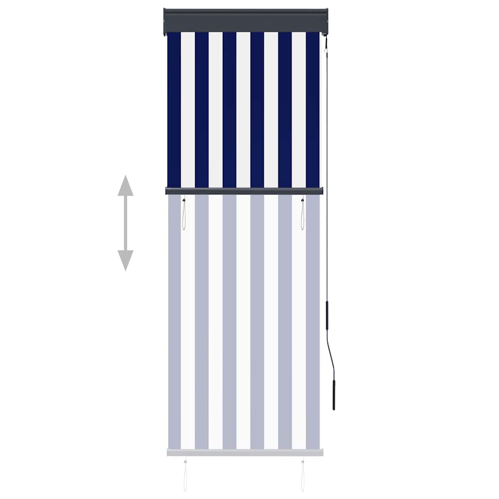 Vanjska roleta 60 x 250 cm plavo-bijela