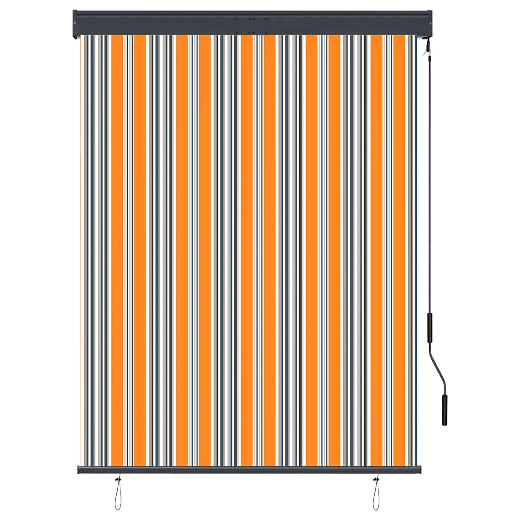 Vanjska roleta 120 x 250 cm žuto-bijela