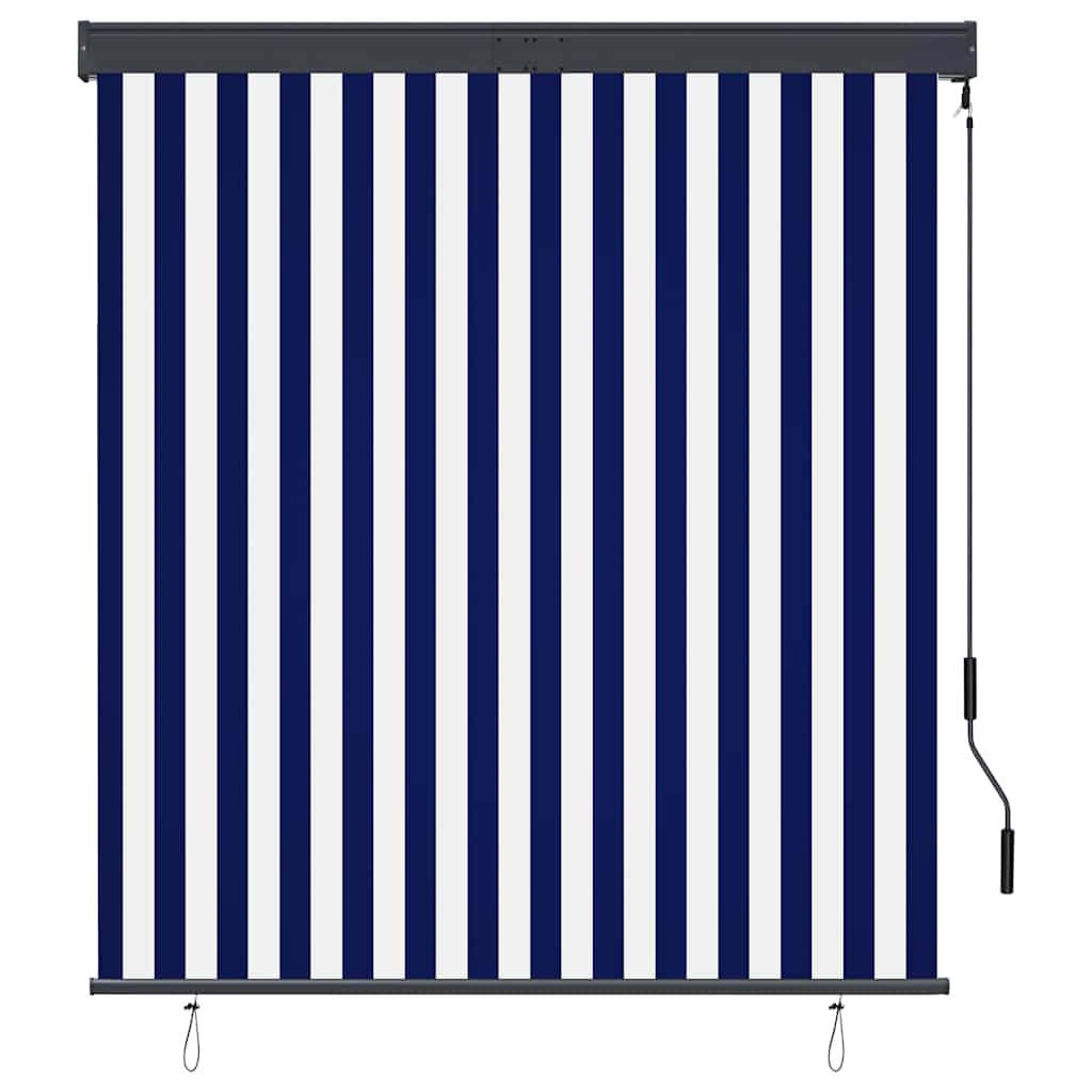 Vanjska roleta 140 x 250 cm plavo-bijela