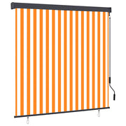 Vanjska roleta 160 x 250 cm bijelo-narančasta