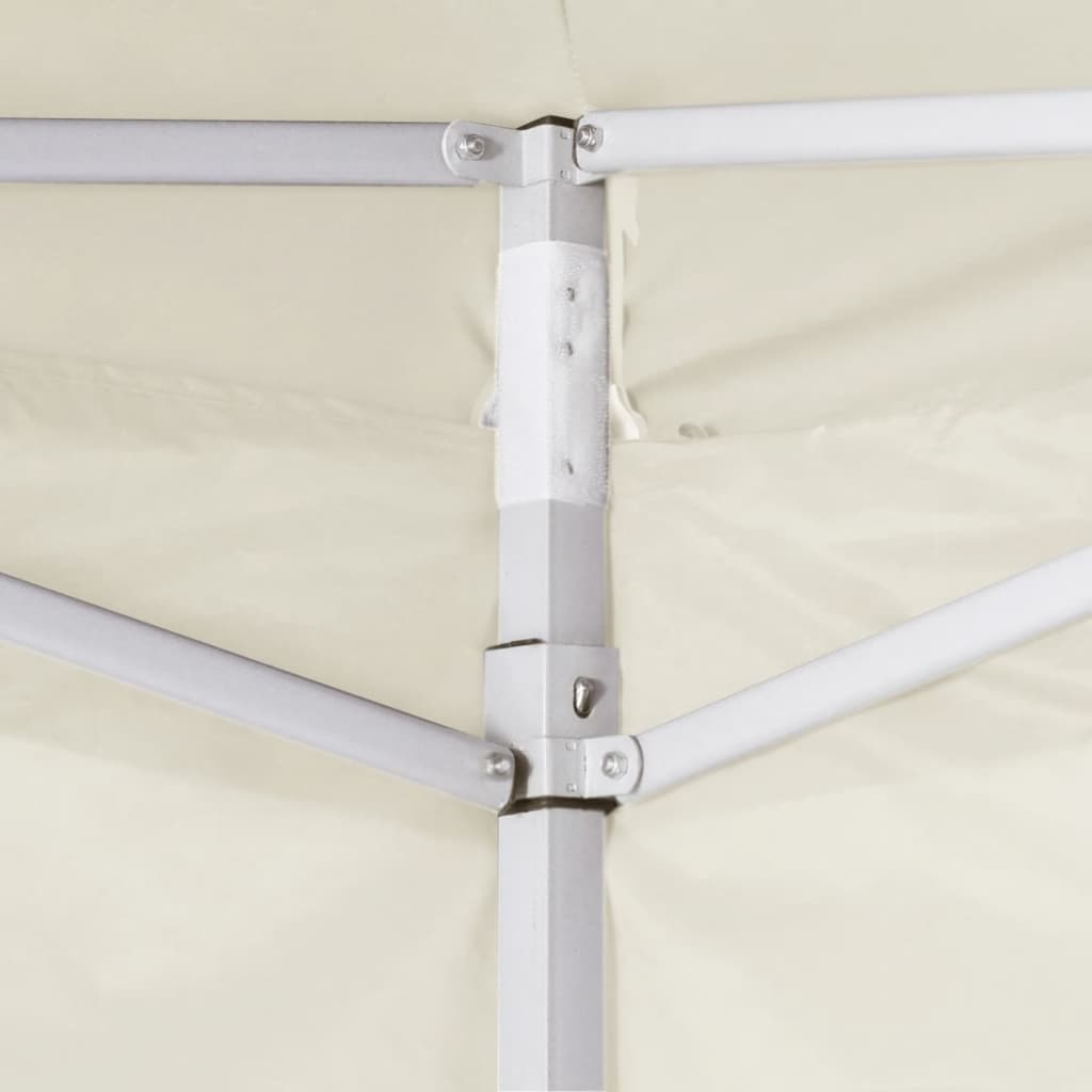 Profesionalni sklopivi šator za zabave 2 x 2 m čelični krem