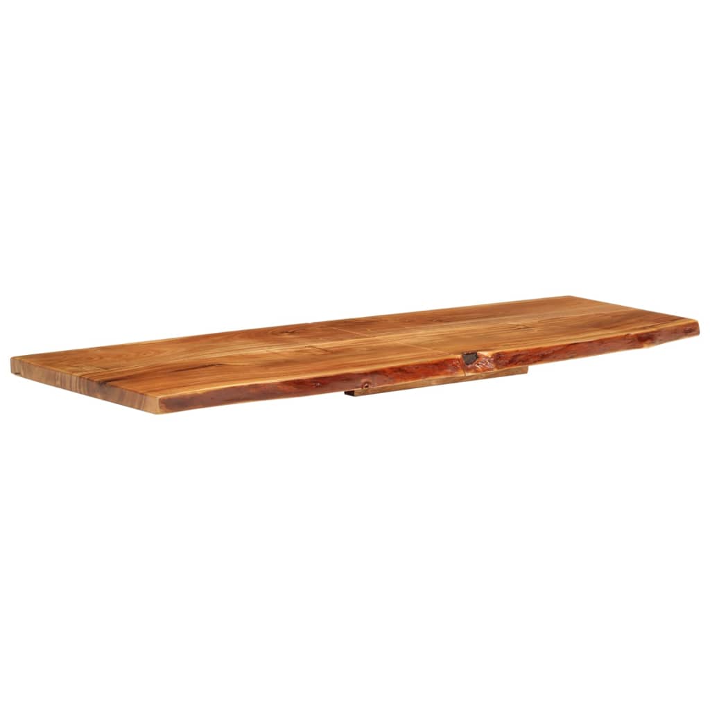 Vrh za kupaonski ormarić od bagremovog drva 140x52x3,8 cm