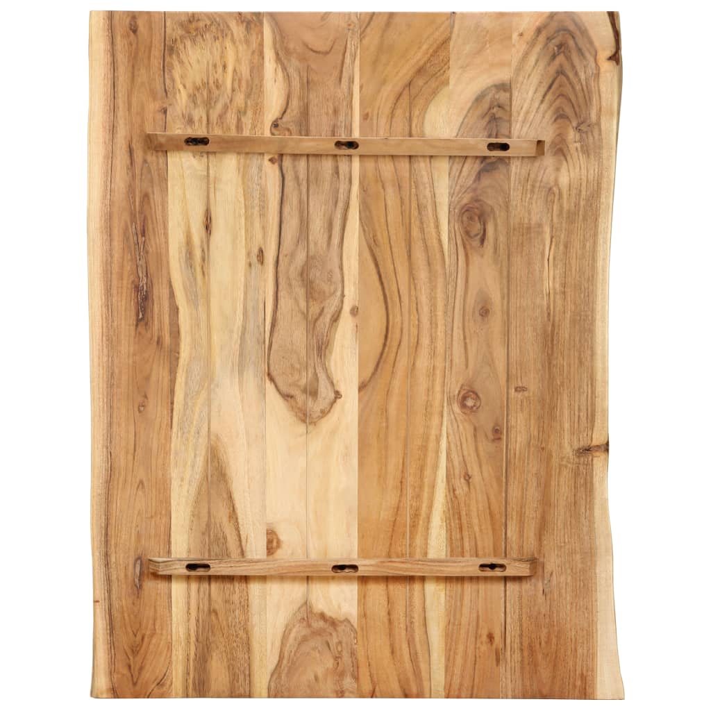 Stolna ploča od masivnog bagremovog drva 80 x (50-60) x 2,5 cm