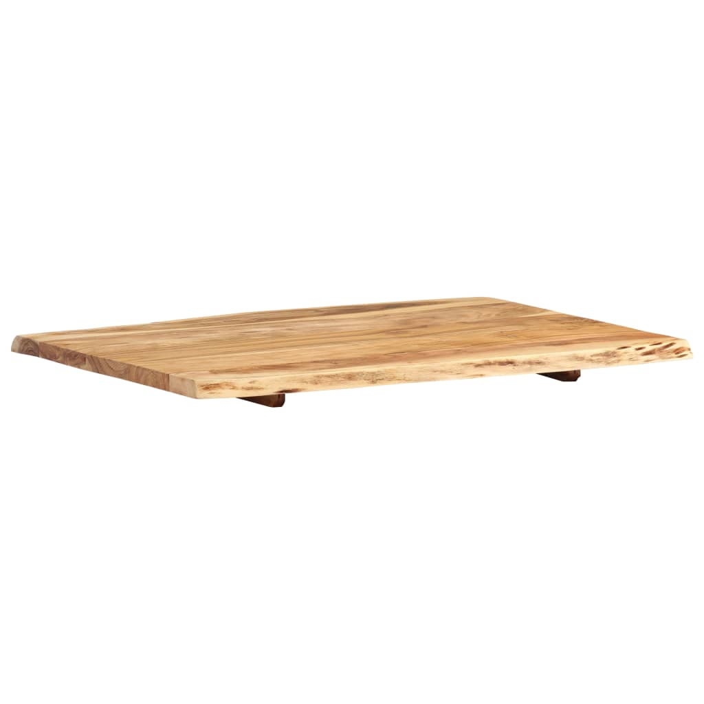 Stolna ploča od masivnog bagremovog drva 80 x (50-60) x 2,5 cm