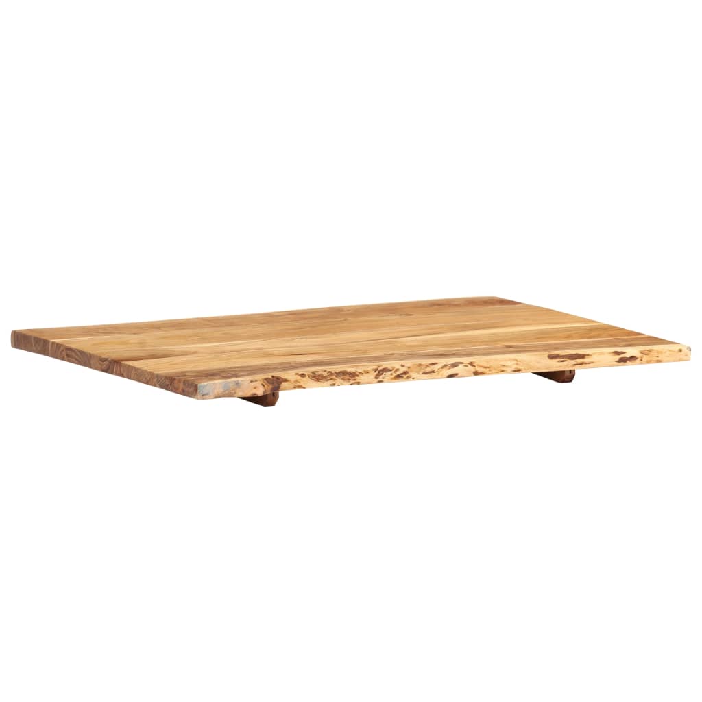 Stolna ploča od masivnog bagremovog drva 80 x (50-60) x 2,5 cm