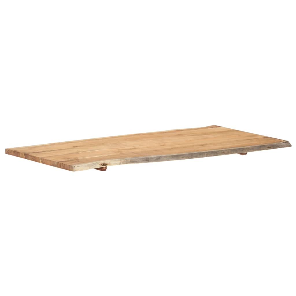Stolna ploča od masivnog bagremovog drva 118 x (50-60) x 2,5 cm