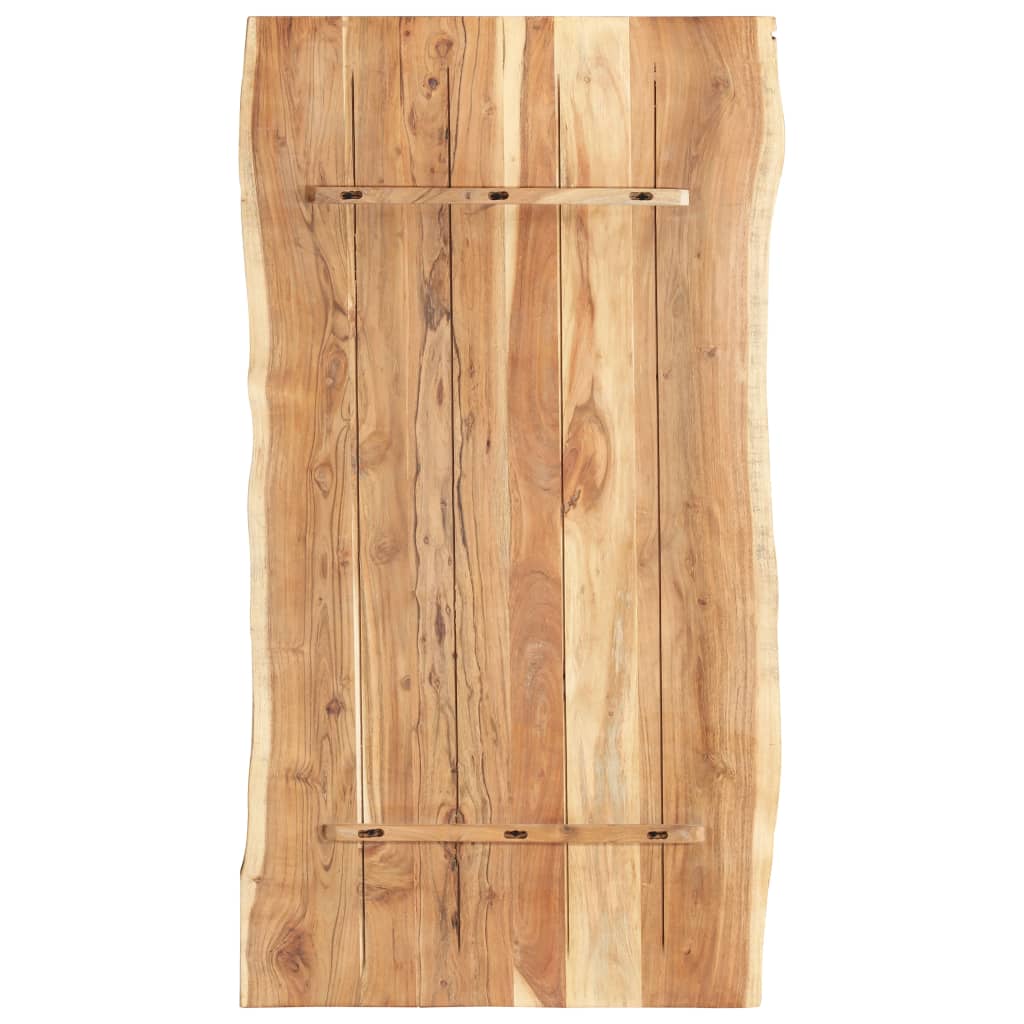 Stolna ploča od masivnog bagremovog drva 118 x (50-60) x 3,8 cm