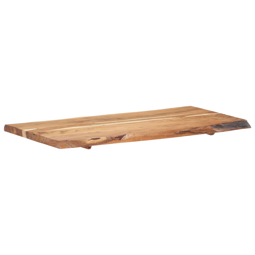 Stolna ploča od masivnog bagremovog drva 118 x (50-60) x 3,8 cm