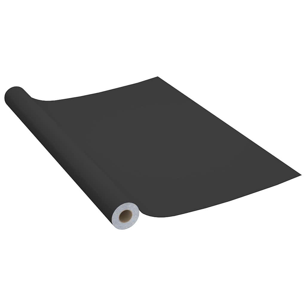 Samoljepljiva folija za namještaj crna 500 x 90 cm PVC
