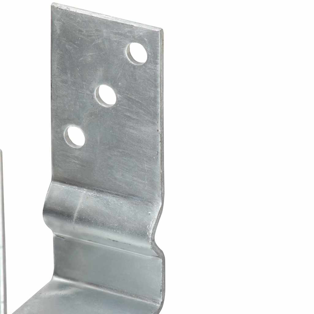 Sidra za ogradu 6 kom srebrna 7 x 6 x 15 cm pocinčani čelik