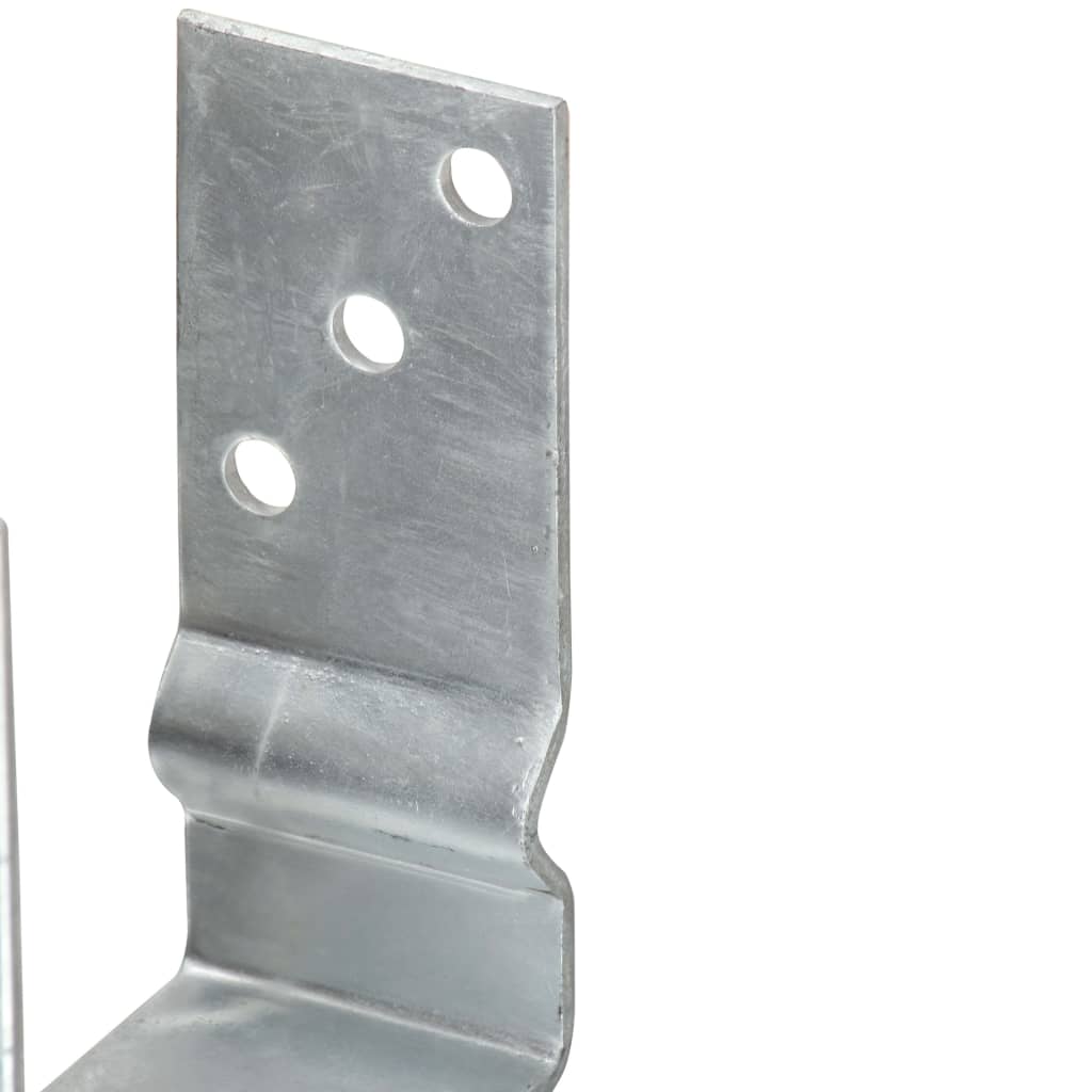 Sidra za ogradu 12 kom srebrna 7 x 6 x 15 cm pocinčani čelik