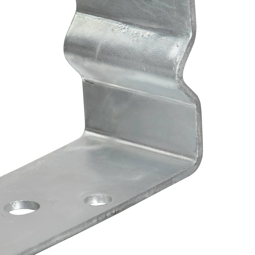Sidra za ogradu 12 kom srebrna 7 x 6 x 15 cm pocinčani čelik