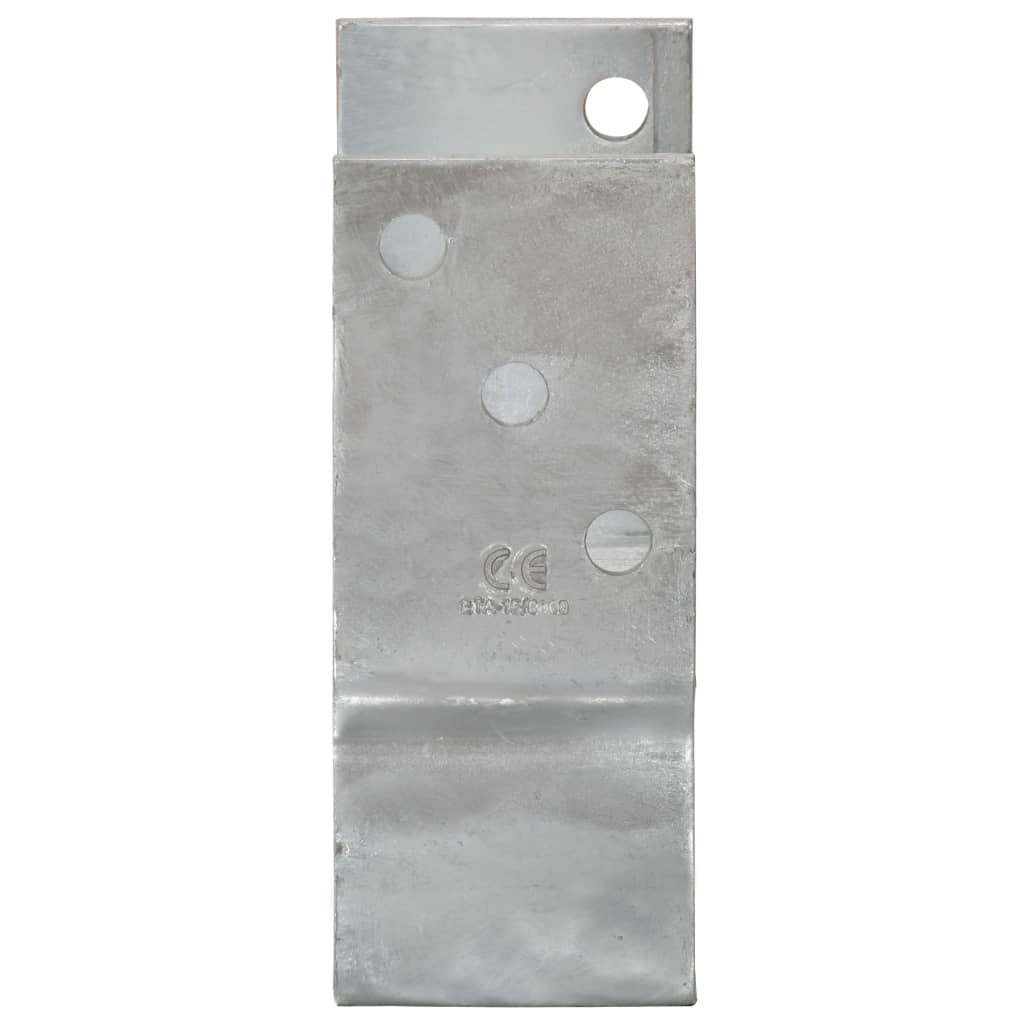 Sidra za ogradu 6 kom srebrna 9 x 6 x 15 cm pocinčani čelik