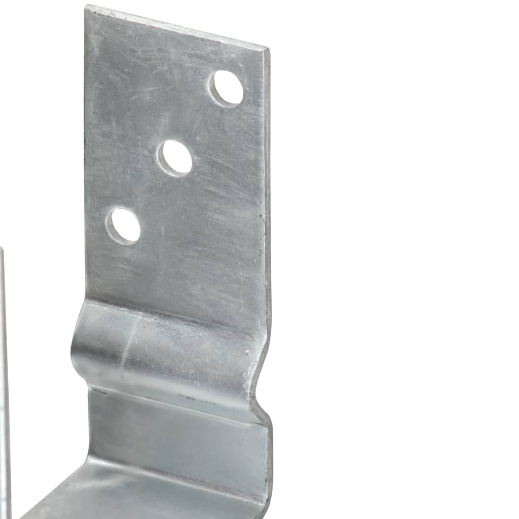 Sidra za ogradu 6 kom srebrna 9 x 6 x 15 cm pocinčani čelik