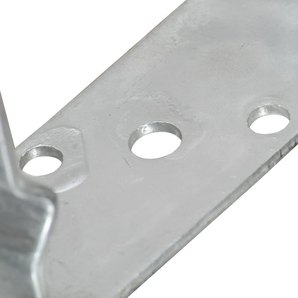 Sidra za ogradu 6 kom srebrna 9 x 6 x 15 cm pocinčani čelik