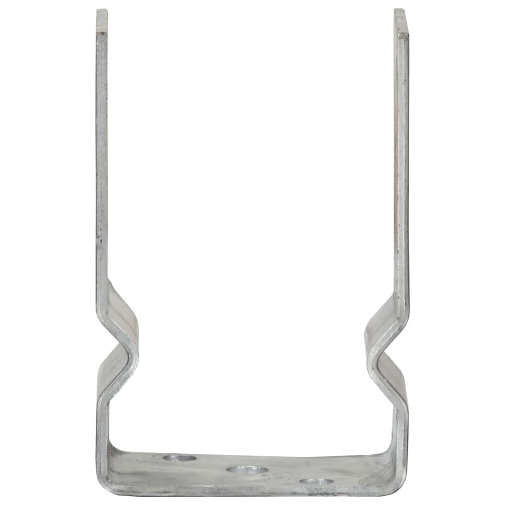 Sidra za ogradu 12 kom srebrna 9 x 6 x 15 cm pocinčani čelik
