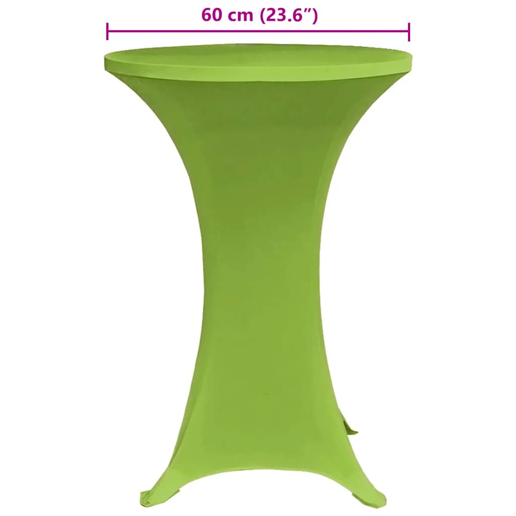 Rastezljivi stolnjak 4 kom 60 cm zeleni