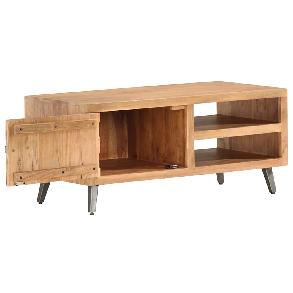 Stolić za kavu 90 x 45 x 40 cm od masivnog drva bagrema