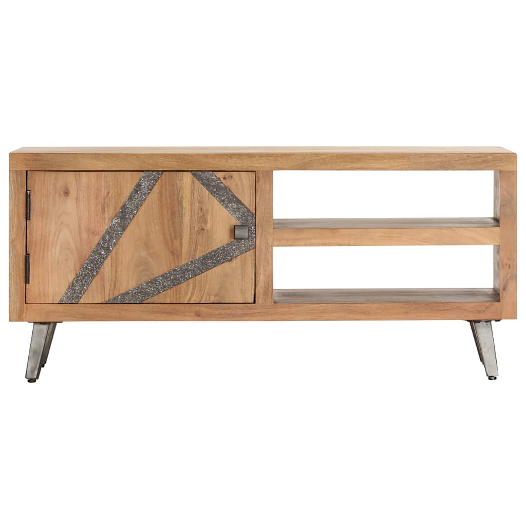 Stolić za kavu 90 x 45 x 40 cm od masivnog drva bagrema