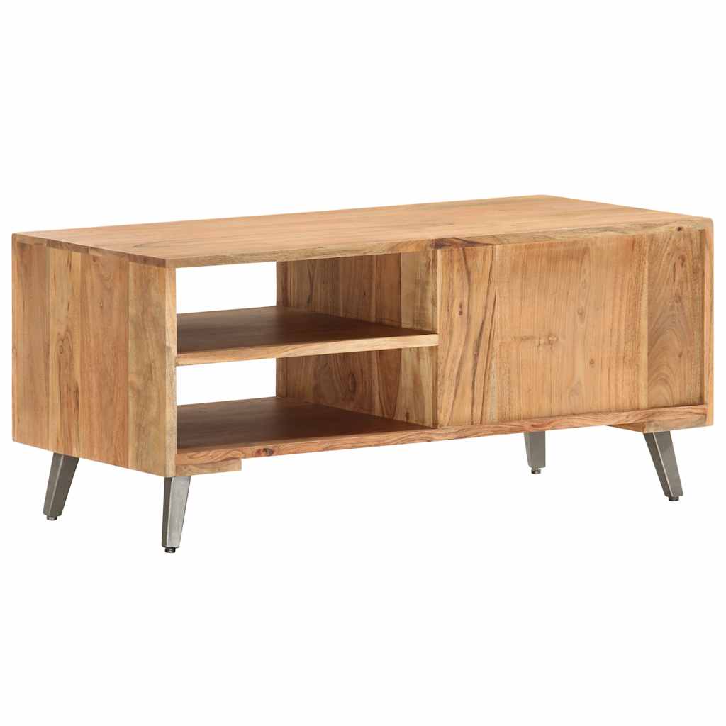 Stolić za kavu 90 x 45 x 40 cm od masivnog drva bagrema