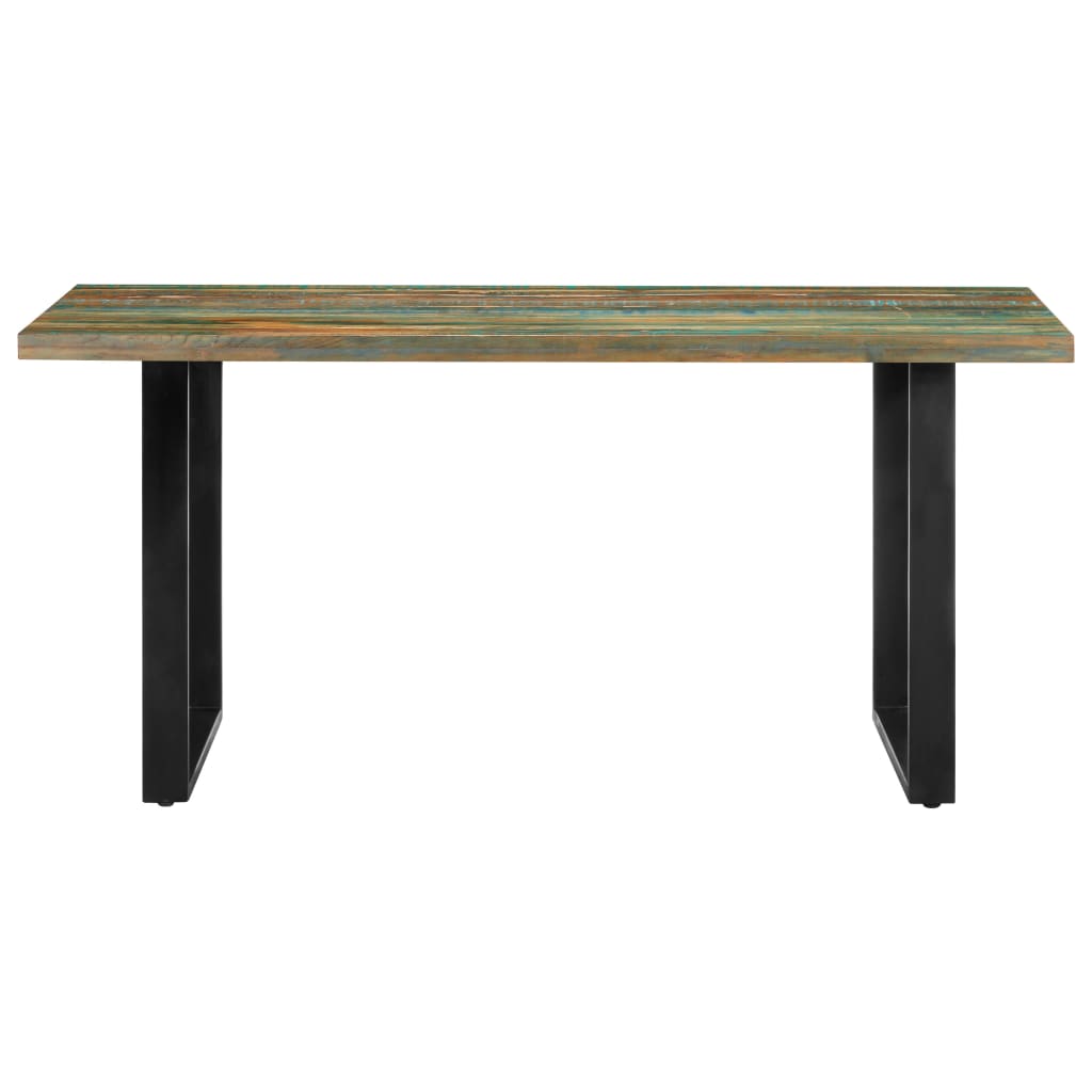 Blagovaonski stol od masivnog obnovljenog drva 160 x 80 x 75 cm